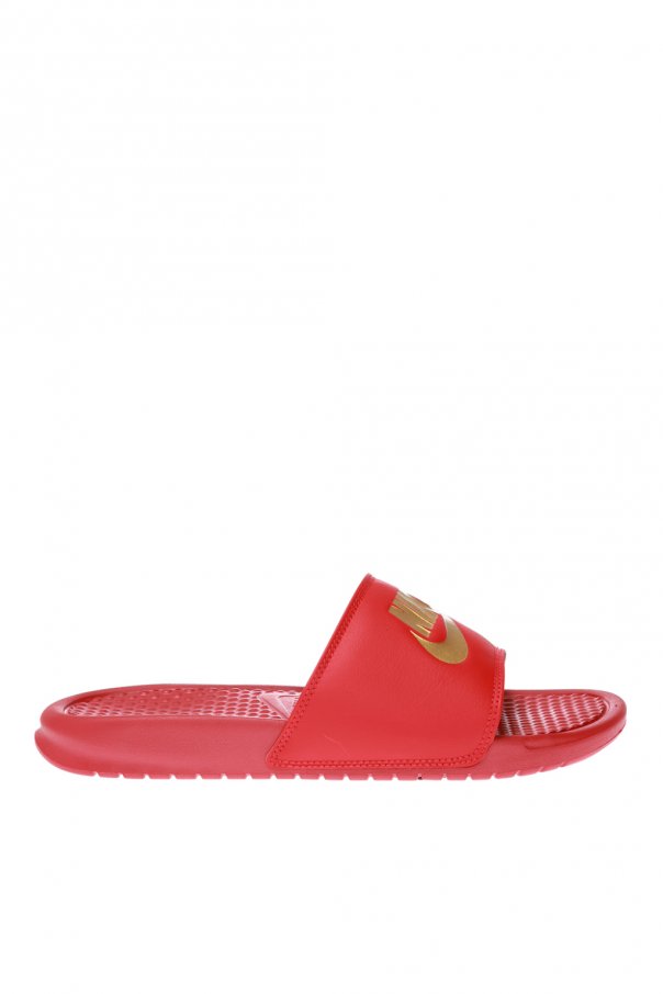 Nike benassi discount jdi slides red